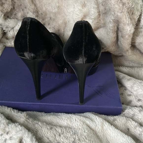 Stuart weitzman heels in rowswoon smoke velvet - Picture 3 of 5